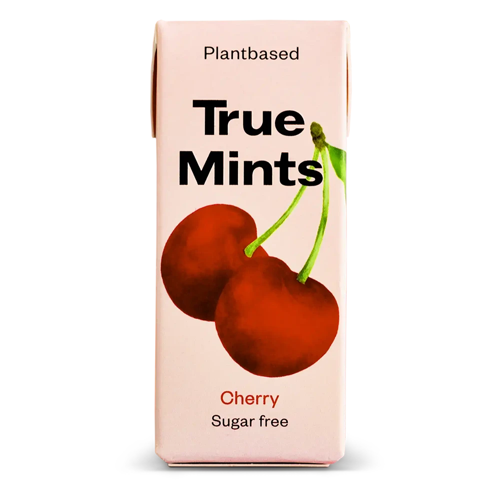 True Mints KIRSS naturaalsed pastillid ksülitooliga