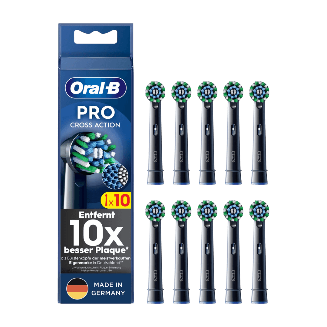 Oral-B CROSS ACTION Pro hambaharja otsikud MUST (EB50BRX-10, 10 tk)