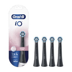 Oral-B iO Gentle Care Black (2024 mudel) pehmed hambaharja otsikud (SB-4, 4tk)
