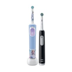 Oral-B Vitality Pro FROZEN + PRO1 BLACK elektrilised hambaharjad (2 hambaharja) – Kuva 2