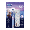 Oral-B Vitality Pro FROZEN -sähköhammasharja lapsille 3-vuotiaasta alkaen (2 harjaustilaa) + matkapussi