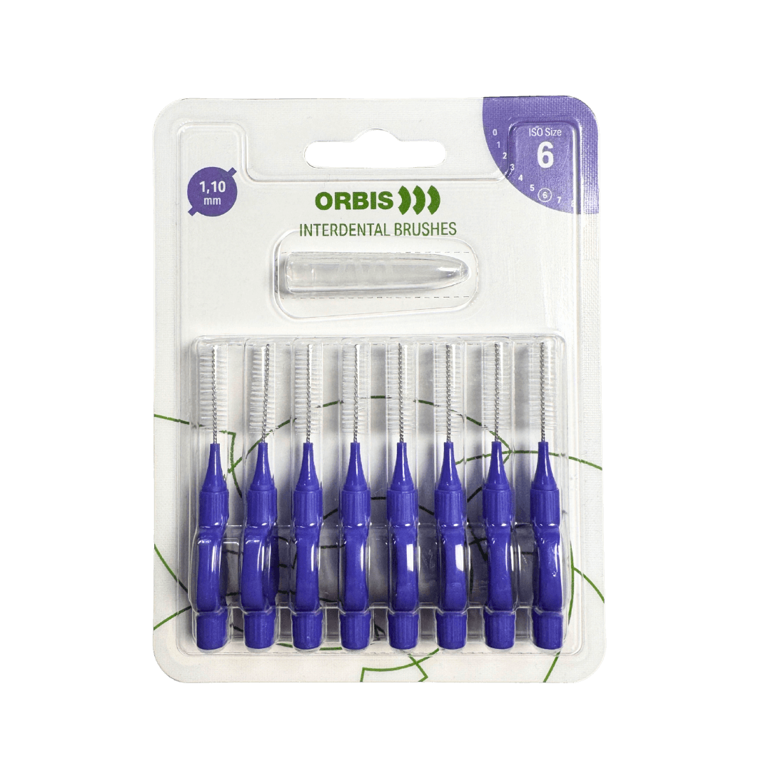 ORBIS 1,1mm hambavaheharjad LILLA (8tk pakis, interdentaalhari)