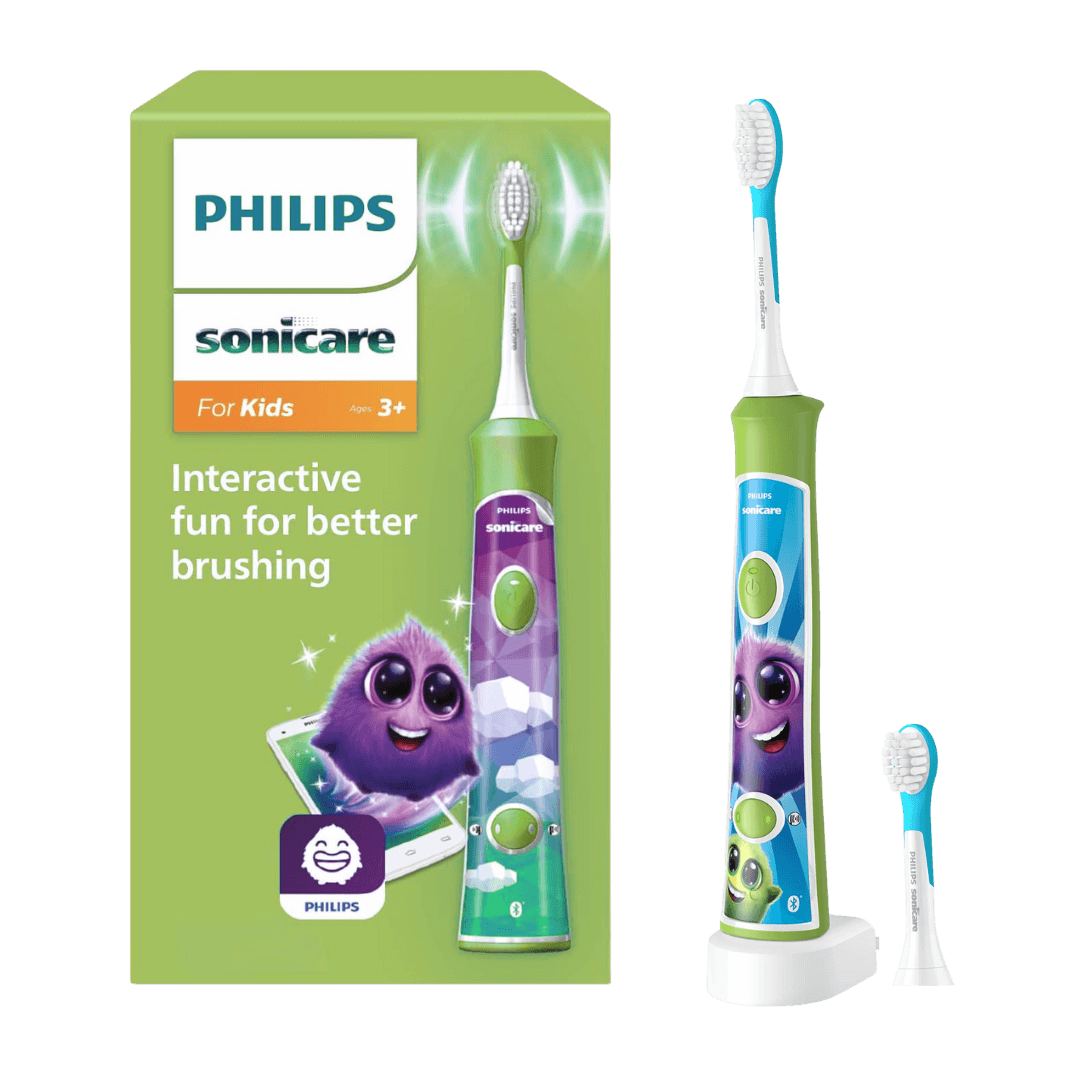 Philips Sonicare FOR KIDS -sähköhammasharja lapsille, VIHREÄ (alkaen 3-vuotiaille) HX6352/11