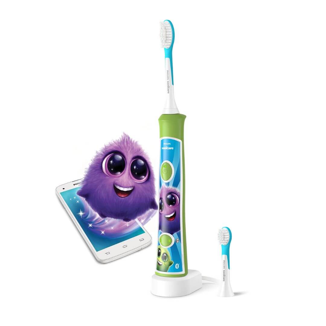 Philips Sonicare FOR KIDS sähköhammasharja lastele ROHELINE (al. 3a) HX6352/11 – Kuva 2