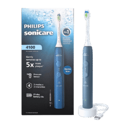 Philips Sonicare 4100 -sähköhammasharja HX4041/48 MERENSININEN (2 tilaa, 1 harjaspää)