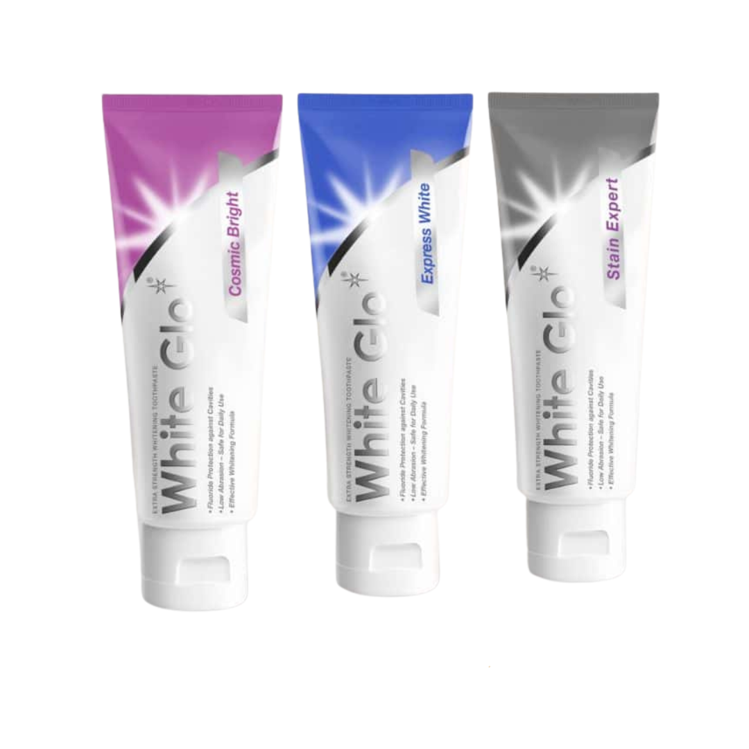White Glo Cosmic Bright valgendav hambapasta 100ml (kaasa tasuta käsihambahari) – Kuva 2