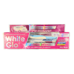 White Glo Cosmic Bright valgendav hambapasta 100ml (kaasa tasuta käsihambahari) – Kuva 3