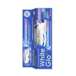 White Glo Express White -valkaiseva hammastahna 100 ml (mukana ilmainen hammasharja)