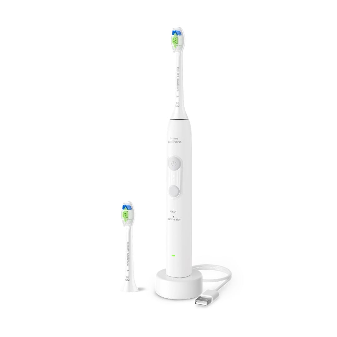 Philips Sonicare 4100 sähköhammasharja HX4042/41 VALGE (2 režiimi, 2 otsikut) – Kuva 2