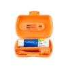 Curaprox Kids Reisikomplekt ORANŽ- hambahari, pasta + 2 hambavaheharja