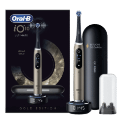 Oral-B iO10 Ultimate -sähköhammasharja Gold Edition (7 harjaustilaa, pikalaturi)