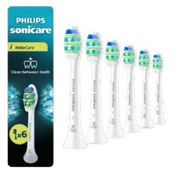 Philips Sonicare i InterCare (Medium) -harjaspäät HX9006/87 (VALKOINEN, 6 kpl)