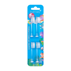 Brush-Baby WildOnes -sähköhammasharjan vaihtopäät yli 6-vuotiaille (4 kpl) – vain WildOnes- ja KidzSonic-malleihin
