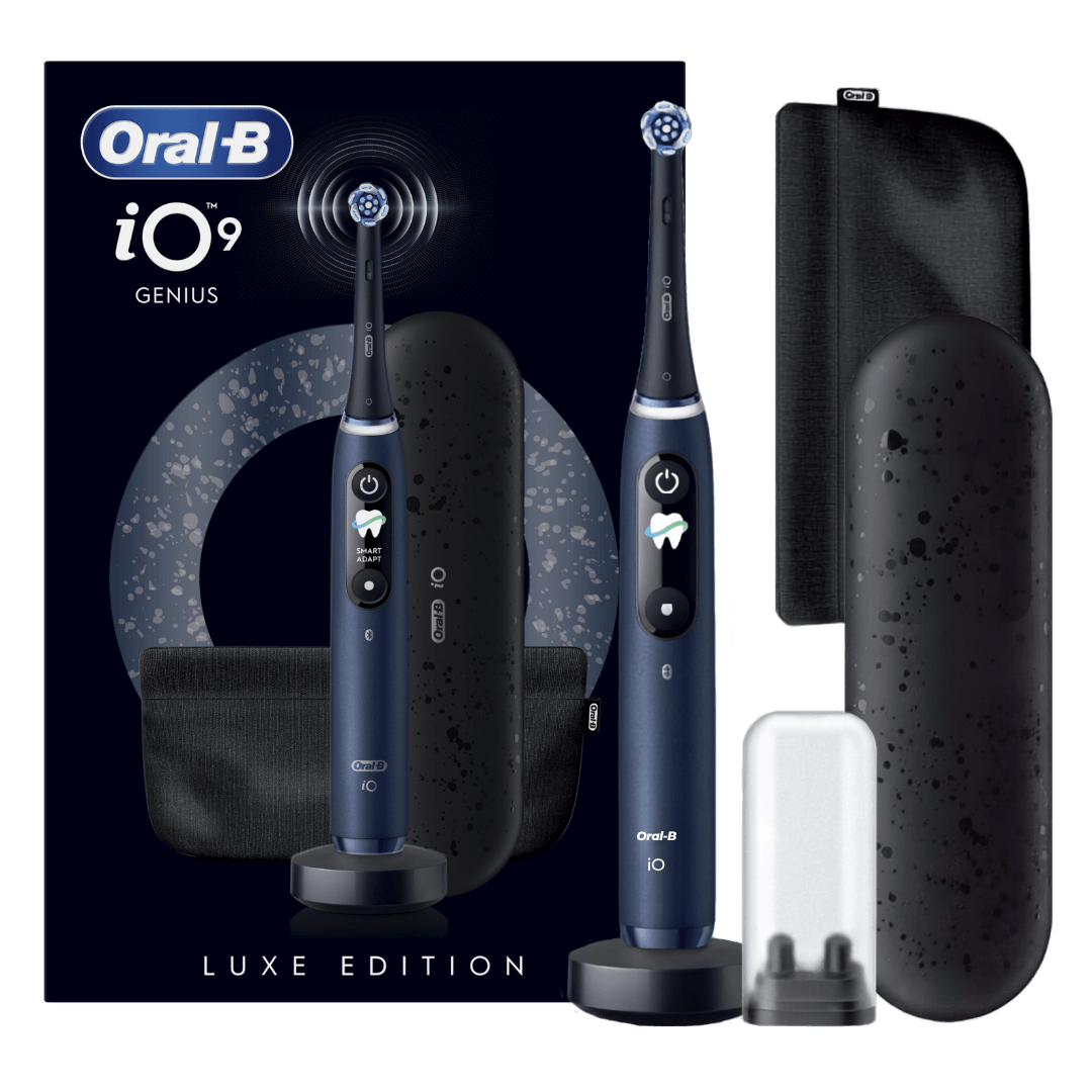 Oral-B iO9 Genius sähköhammasharja Sapphire Blue (7 režiimi, kiirlaadija) - Luxe Edition