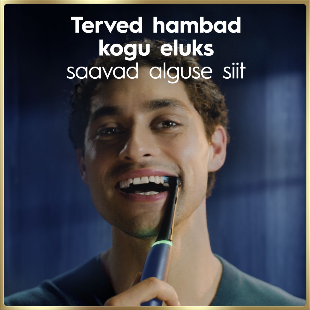 Oral-B iO9 Genius sähköhammasharja Sapphire Blue (7 režiimi, kiirlaadija) - Luxe Edition – Kuva 6