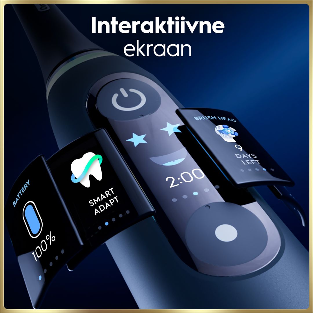 Oral-B iO9 Genius sähköhammasharja Sapphire Blue (7 režiimi, kiirlaadija) - Luxe Edition – Kuva 7
