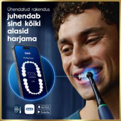 Oral-B iO9 Genius sähköhammasharja Sapphire Blue (7 režiimi, kiirlaadija) - Luxe Edition – Kuva 9