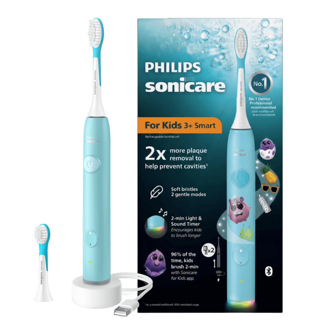 Philips Sonicare FOR KIDS 3+ Smart -sähköhammasharja lapsille HX6600/13 (VIHREÄ)