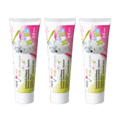 3 x ApaCare KIDS remineralisoiva hammastahna lapsille (0–6-vuotiaille) 50 ml
