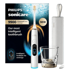 Philips Sonicare DiamondClean Prestige 9900 Silver White -sähköhammasharja (HX9813/91)