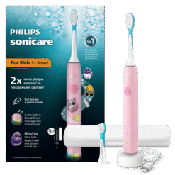 Philips Sonicare FOR KIDS 3+ Smart -sähköhammasharja lapsille HX6600/41 (PINKKI) + matkakotelo