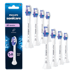 Philips Sonicare S2 Sensitive (Ultra Soft) -erittäin pehmeät harjaspäät HX6058/87 (8 kpl)