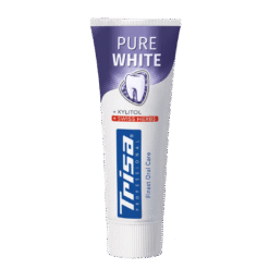 TRISA Pure White Swiss Herbs valgendav hambapasta 75 ml